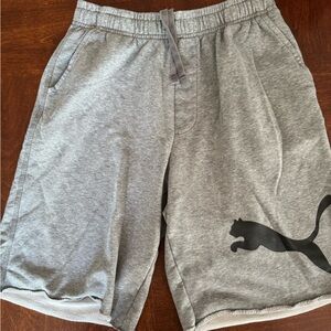 Mens Grey Puma Shorts - Size M